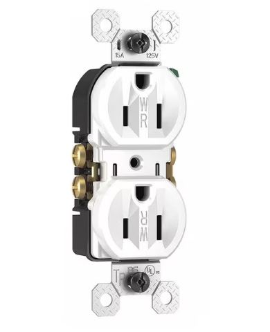 [3232TRWRW] 3232TRWRW WEATHER RESISTANT RECEPTACLES 15A 125V 5-15R