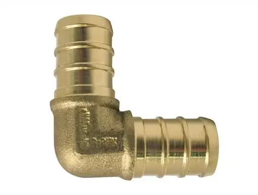 [APXE12] APXE12   ELBOW  1/2 in. Brass PEX-B Barb 90-Degree Elbow