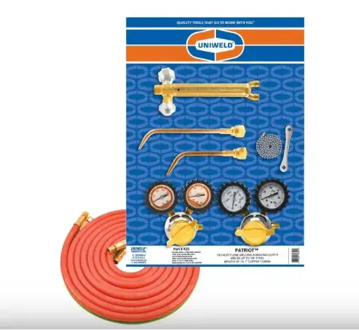 [K23] K23  OXYACETYLENE WELDING & BRAZING OUTFIT WELDS UP TO 1/8'' STEEL BRAZES UP 1'' COPPER TUBING