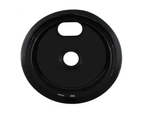 [DP0350] DP0350   8″ PORCELAIN PAN BLACK Used on Whirlpool models PLATO