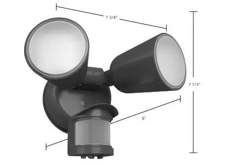 [LU160] LU160 LUMINATOR 20W FA 3000K/5000K 120V 0-10V DIM BRONZE FOTOCELDA-TIMER-SENSOR RAB LIGHT