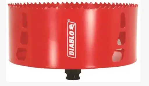 [DHS6000] DHS6000  6" DIABLO Hole Saw, 2-3/8 in D Cutting, 6 in Dia x 2-3/8 in L, 3/8 in Chuck, Bi-Metal