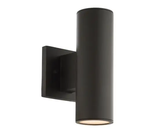 [CD34-6WK] CD34-6WK  CD34 CYLINDER 6" 22/28/36 W 5CCT 60D 120-277V WALL BLACK CLEAR RAB