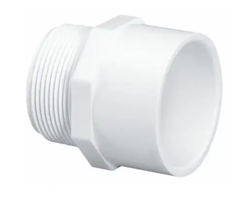 [45547] 45547  2'' MALE PVC ADAPTER PVC Male Adapter, MNPT x Socket, 2 in Pipe Size 