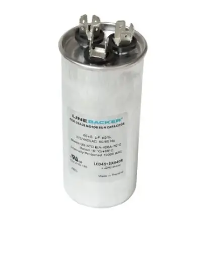 [LCD45+5X440R] LCD45+5X440R  ROUND DUAL RUN CAPACITOR A/C  45+5MFD-450VAC