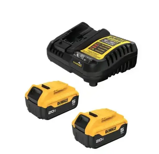 [DCB205-2C] DCB205-2C  20V MAX 5.0AH BARE TOOLS STARTER KIT DEWALT 