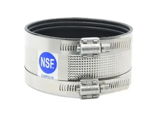 [303-411 NSF] 303-411 NSF  4" No Hub Coupling