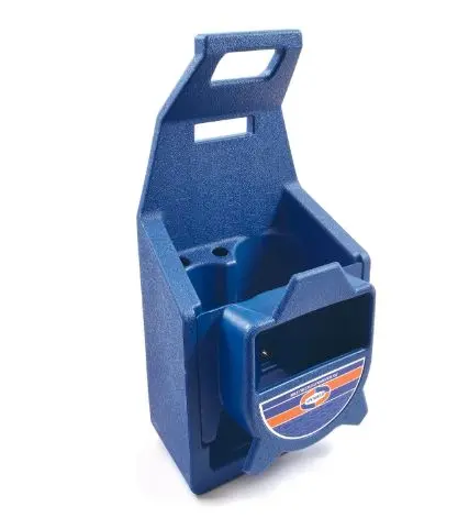 [688456300082] [511]  BLUE PLASTIC CARRYING STAND  Blue Plastic Case MC Outfit
