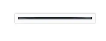 [L-SD-1R-1] L-SD-1R-1   24'' X 1 WIHTE  REJILLA LINEAL  A/C