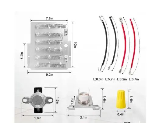 [DE61927 61927] DE61927  DRYER HEATER  ELEMENT REPLACE 61927 AMANA  Speed Queen NEW PS2061575 AP4072871