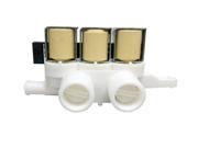 [WV0027 WH13X10027] WV0027  WASHER VALVE REPLACE WH13X10027  La válvula de entrada de agua de lavadora  reemplaza a GE WH13X10027, AP3995139, 1264511, AH1482391